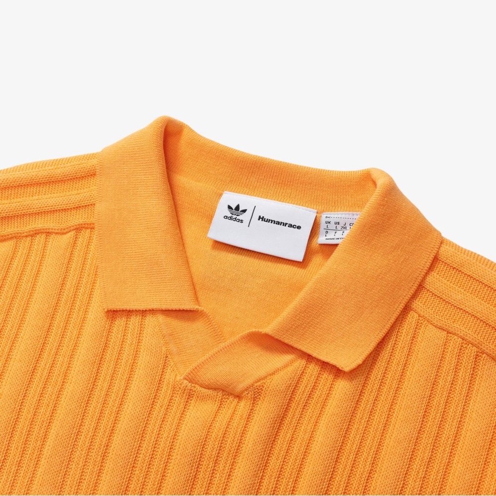 Adidas Pharrell Williams human race knitted knit shirt polo jersey - Picture 4 of 12